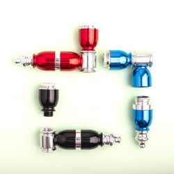 Pipa Aluminio Plateada...