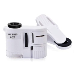 Lupa Microscopio c/ Pinza y...