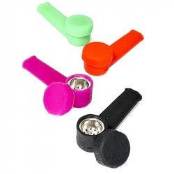 Pipa Silicona Con Tapa KT329