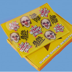 Lion Rolling Circus Glass...