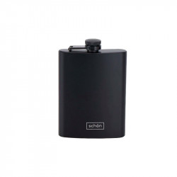 Petaca Negro Mate Schon 8oz