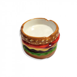 Cenicero Ceramica Hamburguesa